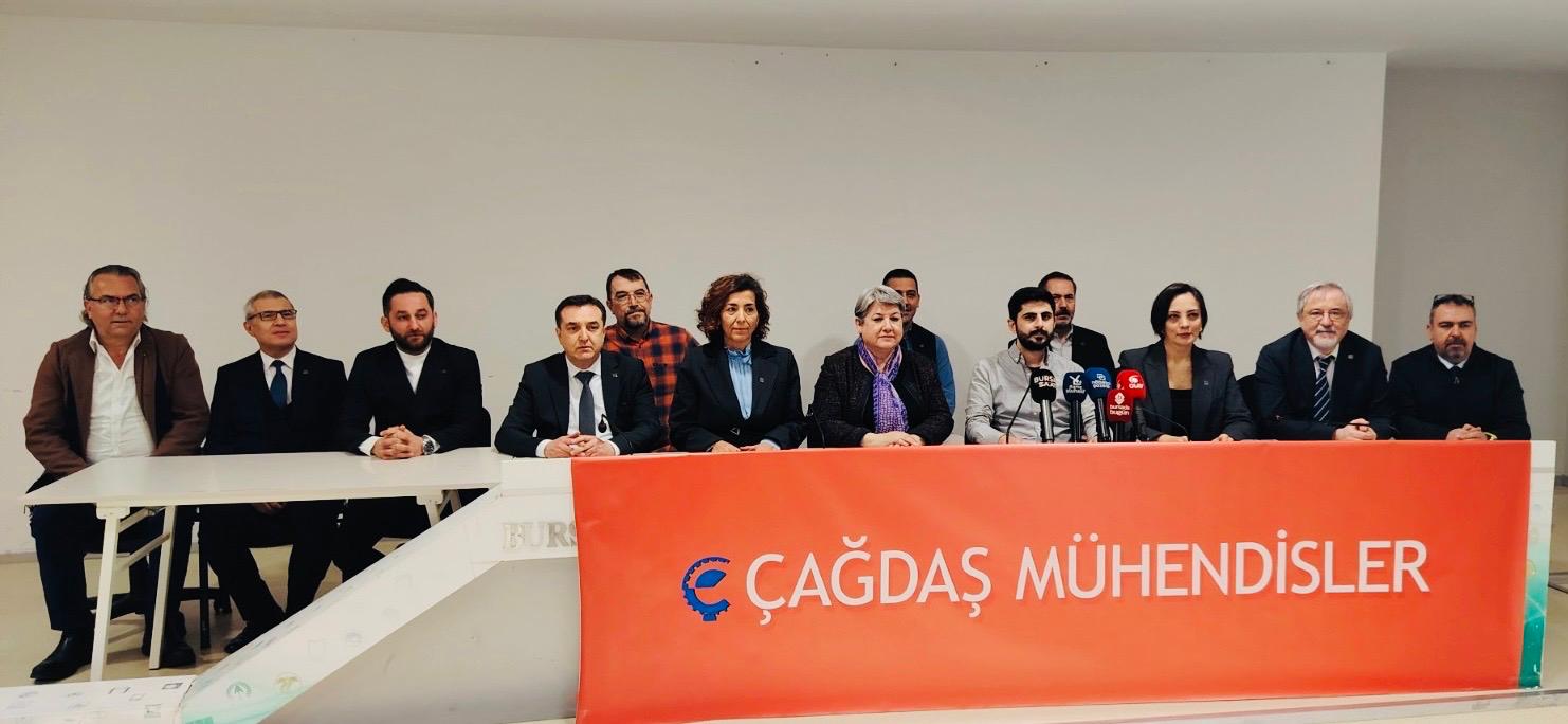 ÇAĞDAŞ MÜHENDİSLER,MMO BURSA ŞUBESİ İÇİN ADAYLIĞINI AÇIKLADI!