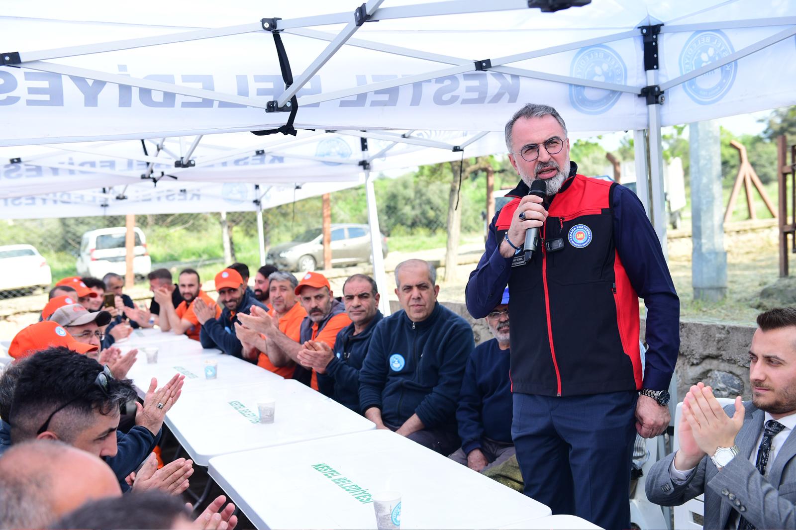Alın Terine Vefa: Başkan Erol, Personeli ile Gönül Sofrasında